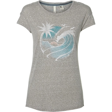 T Shirt O'Neill Women Oneill Waves Silver Melee