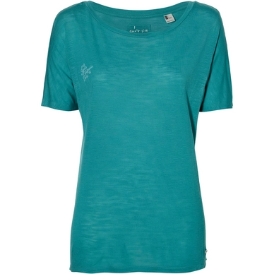 T-Shirt O'Neill Essentials Drapey Veridian Green Damen