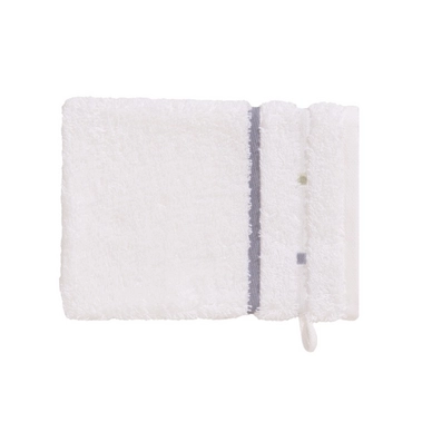 Washcloth Vossen Quadrati White Kiesel (set of 6)