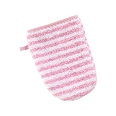 Gant de toilette Vossen Baby Stripe Pearly Pink (set de 6)