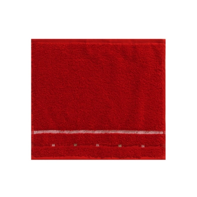 Face Towel Vossen Quadrati Purpur White (set of 6)