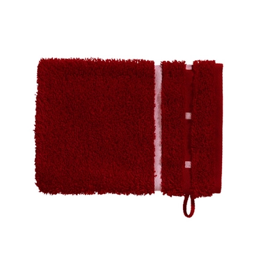Washcloth Vossen Quadrati Rubin White (set of 6)