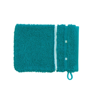 Washcloth Vossen Quadrati Lagoon White (set of 6)