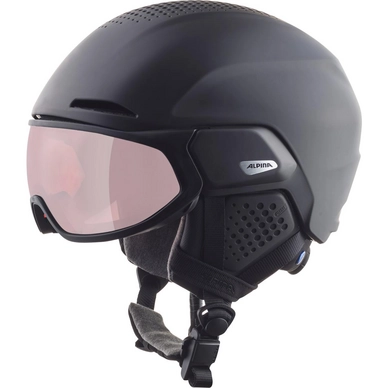 Casque de Ski Alpina Alto Qv Black Matt
