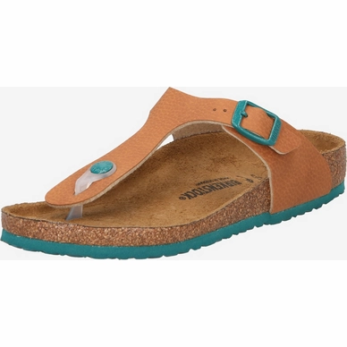 Slipper Birkenstock Kids Gizeh Birko-Flor Desert Soil Ginger Brown Narrow