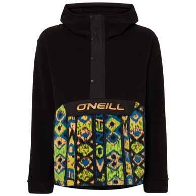Skipullover O'Neill Original Hz Hooded Fleece Black Aop W/ Blue Herren