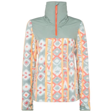 Skipullover O'Neill Original Hz Fleece Blue Aop W/ Red Damen