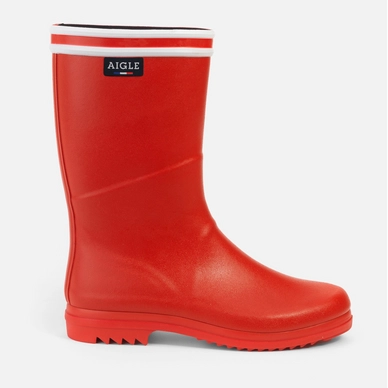 Regenlaars Aigle Women Chanteboot Stripes Rouge