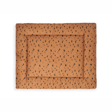Boxkleed Jollein Spot Caramel (80 x 100 cm)
