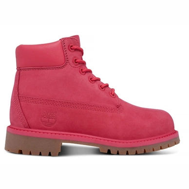 Timberland Youth 6 inch Premium Waterproof Boot Rose Red