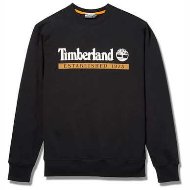 Pull Timberland Men Established 1973 Crewneck Black Wheat Boot