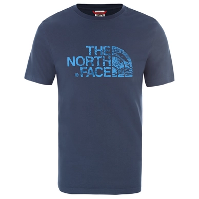 T-Shirt The North Face Men S/S Wood Dome Tee Blue Wing Teal