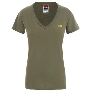 T-Shirt The North Face Women S/S Simple Dome Tee Burnt Olive Green