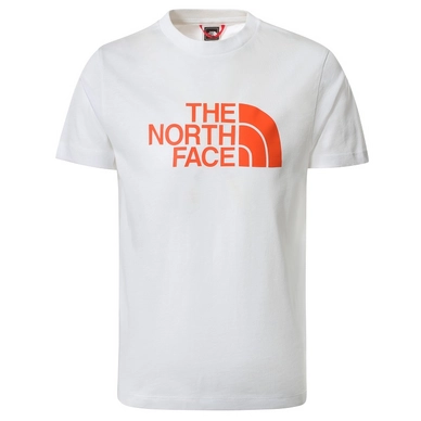 Baleinwalvis donderdag Bruidegom T-Shirt The North Face Boys S/S Easy Tee TNF White Red Orange |  Wandelschoenen Expert