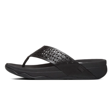 FitFlop Surfa Latice Leather All Black