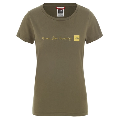T-Shirt The North Face Women S/S NSE Tee Burnt Olive Green