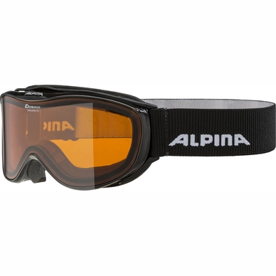 Skibrille Alpina Challenge 2.0 Black Transparent DH Orange Unisex