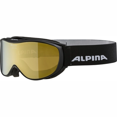 Masque de Ski Alpina Challenge 2.0 Black MM Gold