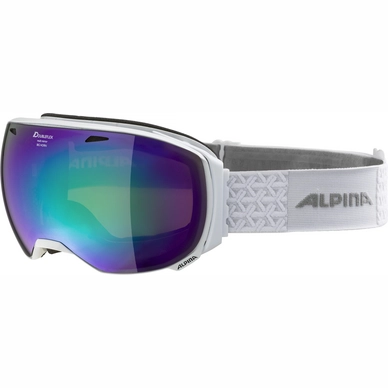Ski Goggles Alpina Big Horn White MM Green