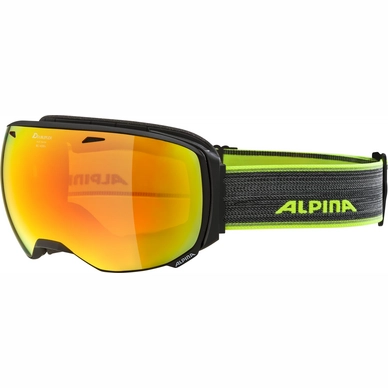 Skibrille Alpina Big Horn Black Matt MM Red Unisex