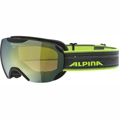 Masque de Ski Alpina Pheos S Black Matt MM Gold