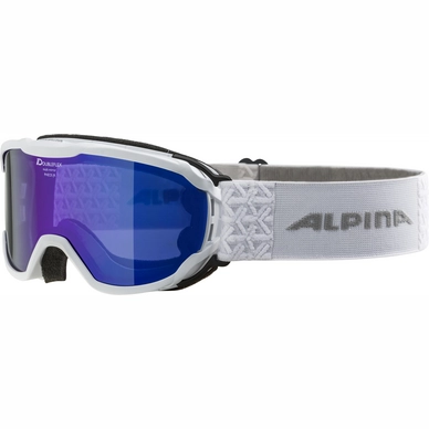 Skibril Alpina Pheos Junior White MM Blue