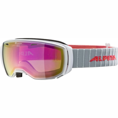 Masque de Ski Alpina Estetica White MM Pink