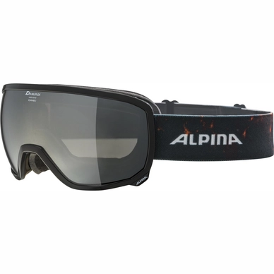 Ski Goggles Alpina Scarabeo Black Transparent MM Black