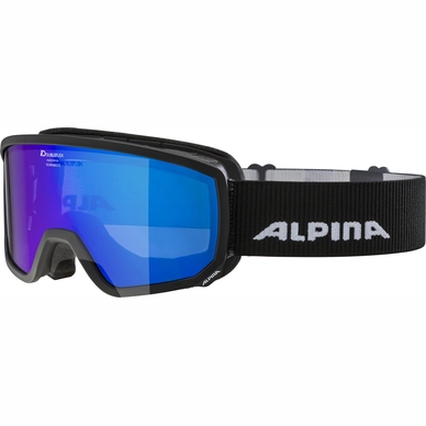 Ski Goggles Alpina Scarabeo S Black MM Blue