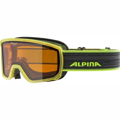 Masque de Ski Alpina Scarabeo S Yellow Translucent DH Orange