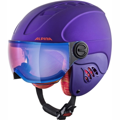 Skihelm Alpina Carat LE Visor HM Royal Purple Matt