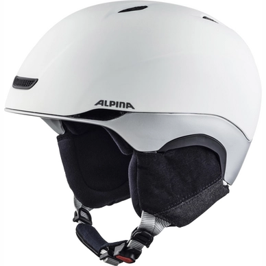 Skihelm Alpina Parsena White Grey Mat Damen