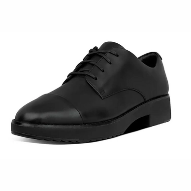 FitFlop Women Elise toe-cap brogues leather All Black