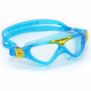 Zwembril Aqua Sphere Vista Junior Clear Lens Aqua/Yellow