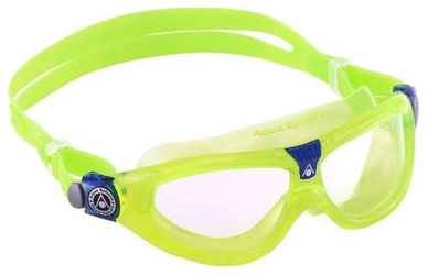 Zwembril Aqua Sphere Seal Kid Clear Lens Bright Green/Blue