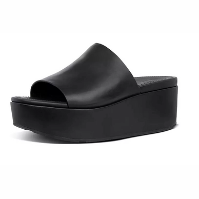 FitFlop Women Eloise Leather Wedges All Black