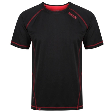 T-Shirt Regatta Mens Virda II Black Pepper