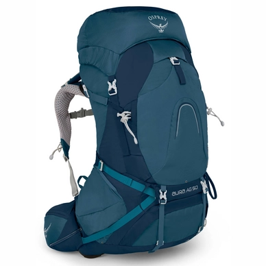 Backpack Osprey Aura AG 50 Challenger Blue Dames (Small)
