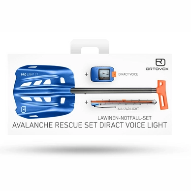 Avalanche Set Ortovox Rescue Set Direct Voice Light Blue Ocean