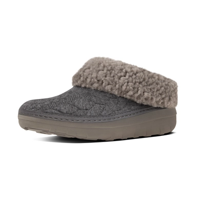 FitFlop Loaff Quilted Charcoal