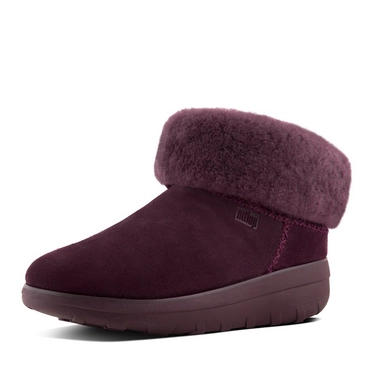 Boots FitFlop Mukluk Shorty 2 Suede Deep Plum