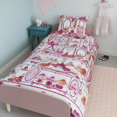 Dekbedovertrek Beddinghouse Kids Princess Wardrobe Pink Katoen