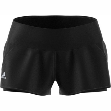 Tennisbroek Adidas Advantage Short Women Black/Clear Onix