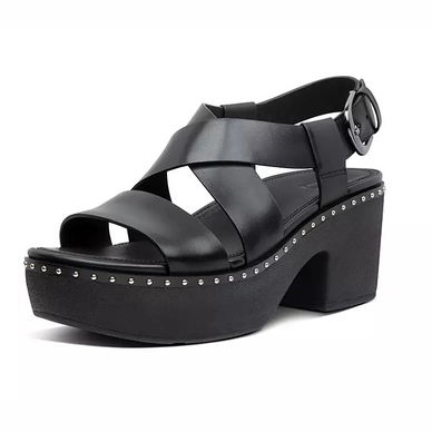 FitFlop Women Pilar Back-strap Leather Sandal All Black