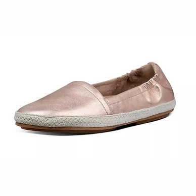 FitFlop Women Siren Leather Espadrilles Leather Rose Gold
