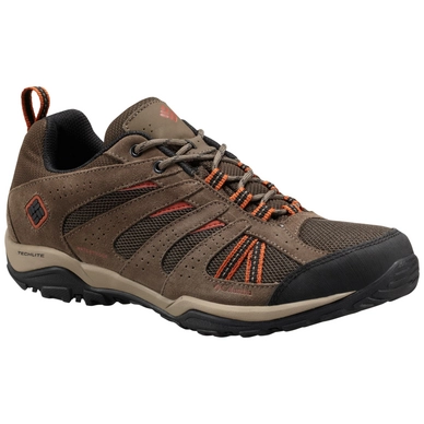 Wanderschuhe Columbia Men's North Plains Drifter Waterproof Cordovan Sanguin Herren