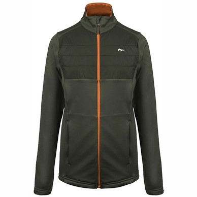 Ski vest KJUS Boys Andri Midlayer Jacket Dark Olive/Dark Olive