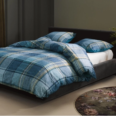 Dekbedovertrek Essenza Beau Blue Flanel