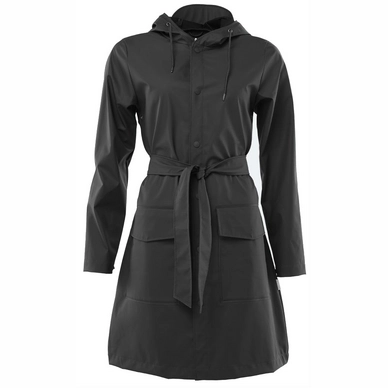 Raincoat RAINS Belt Jacket Black