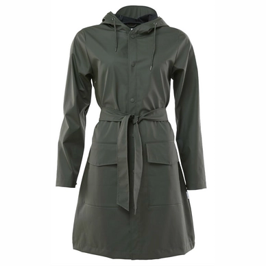 Raincoat RAINS Belt Jacket Green